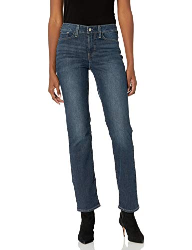 Signature by Levi Strauss & Co. Gold Women's Curvy Totally Shaping Straight Jeans, Blue Ice (New), 20 Long
