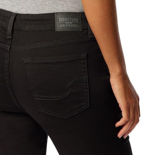 Signature by Levi Strauss & Co. Gold Women's Curvy Totally Shaping Straight Jeans, Blue Ice (New), 20 Long